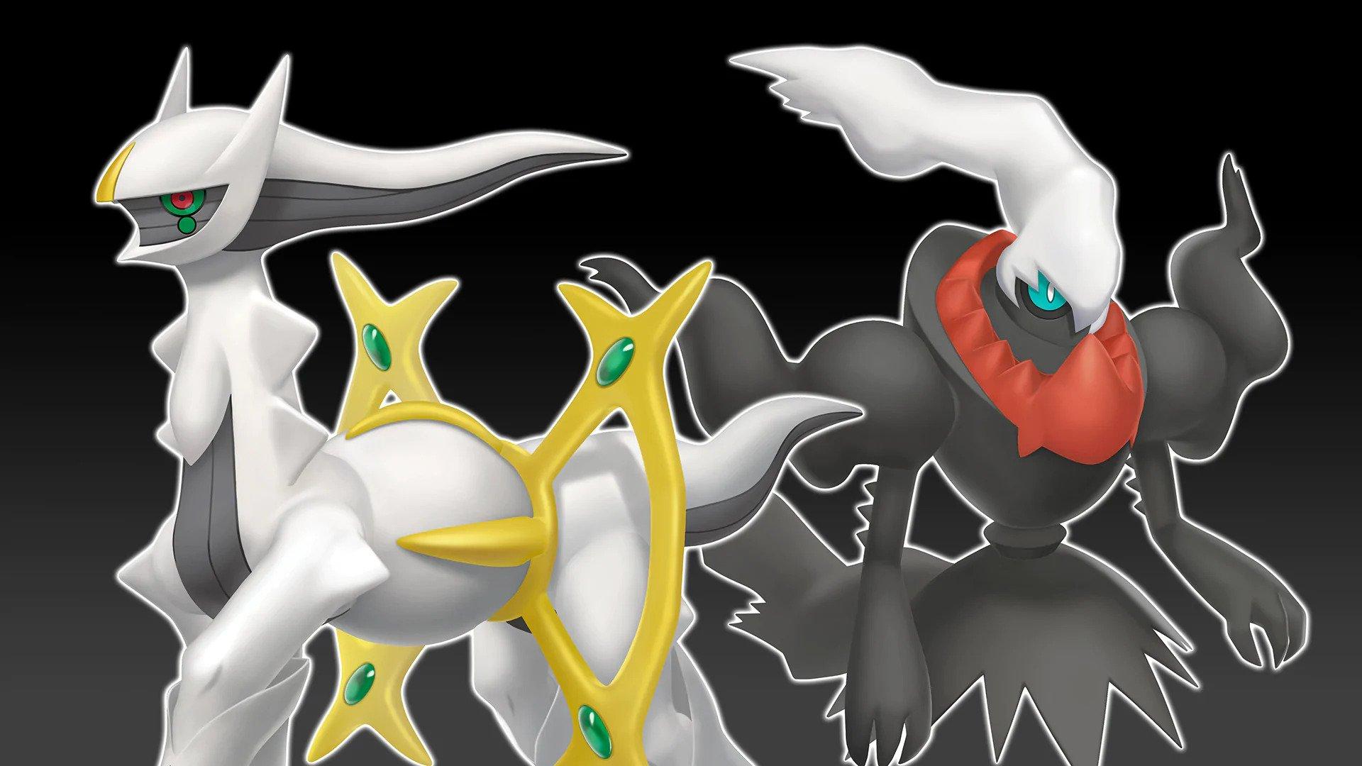 Vang Arceus en Darkrai in Pokémon Brilliant Diamond en Shining Pearl