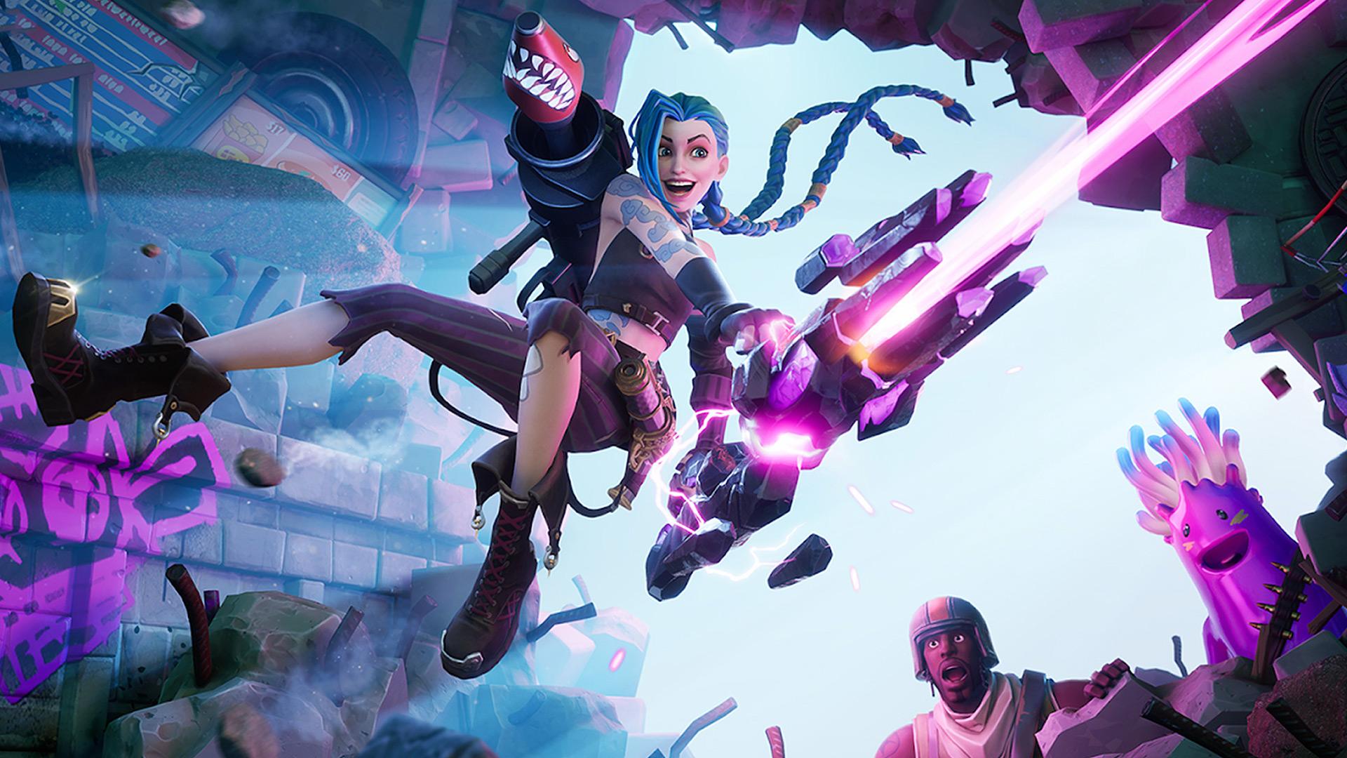 Jinx van League of Legends komt naar Fortnite