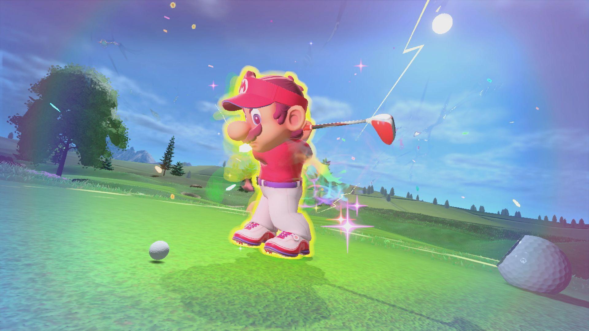 Mario Golf: Super Rush heeft een modus waarin je te voet over banen racet