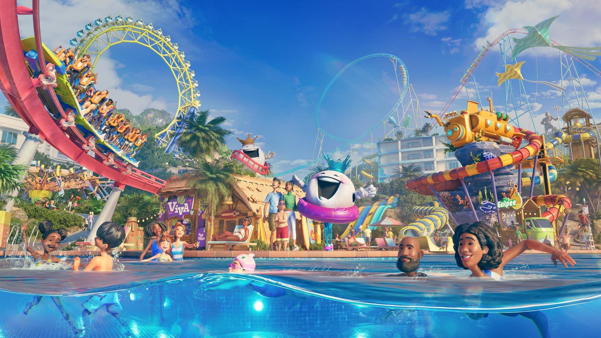Planet Coaster 2 introduceert nieuwe waterpark functies