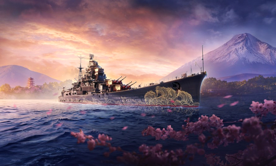 Japanse lichte kruisers zetten koers in World of Warships: Legends