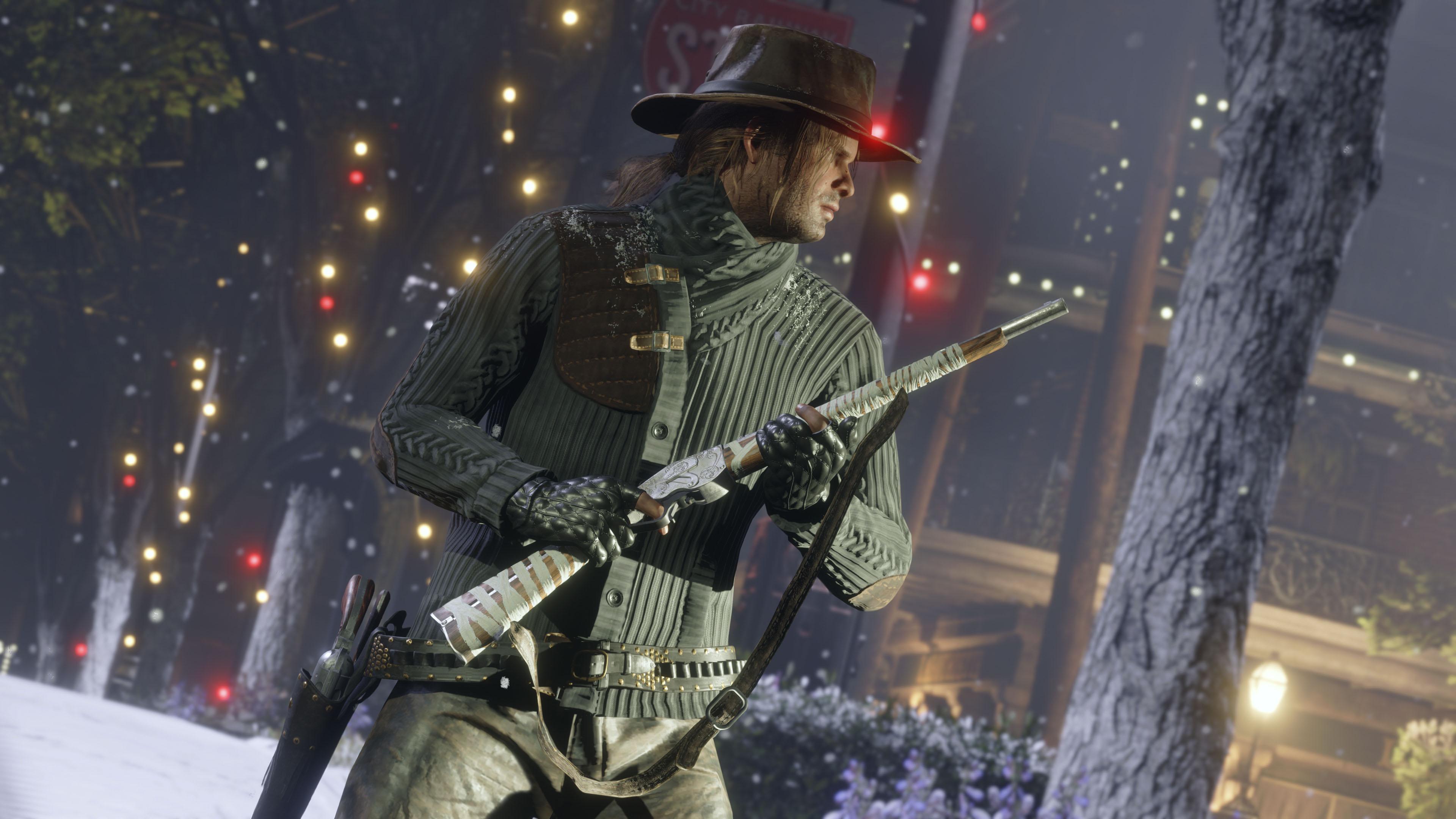 Vier de feestdagen in Red Dead Online: feestelijke nieuwe Showdown, A Merry Call to Arms, de terugkeer van de Krampus Shotgun, en meer